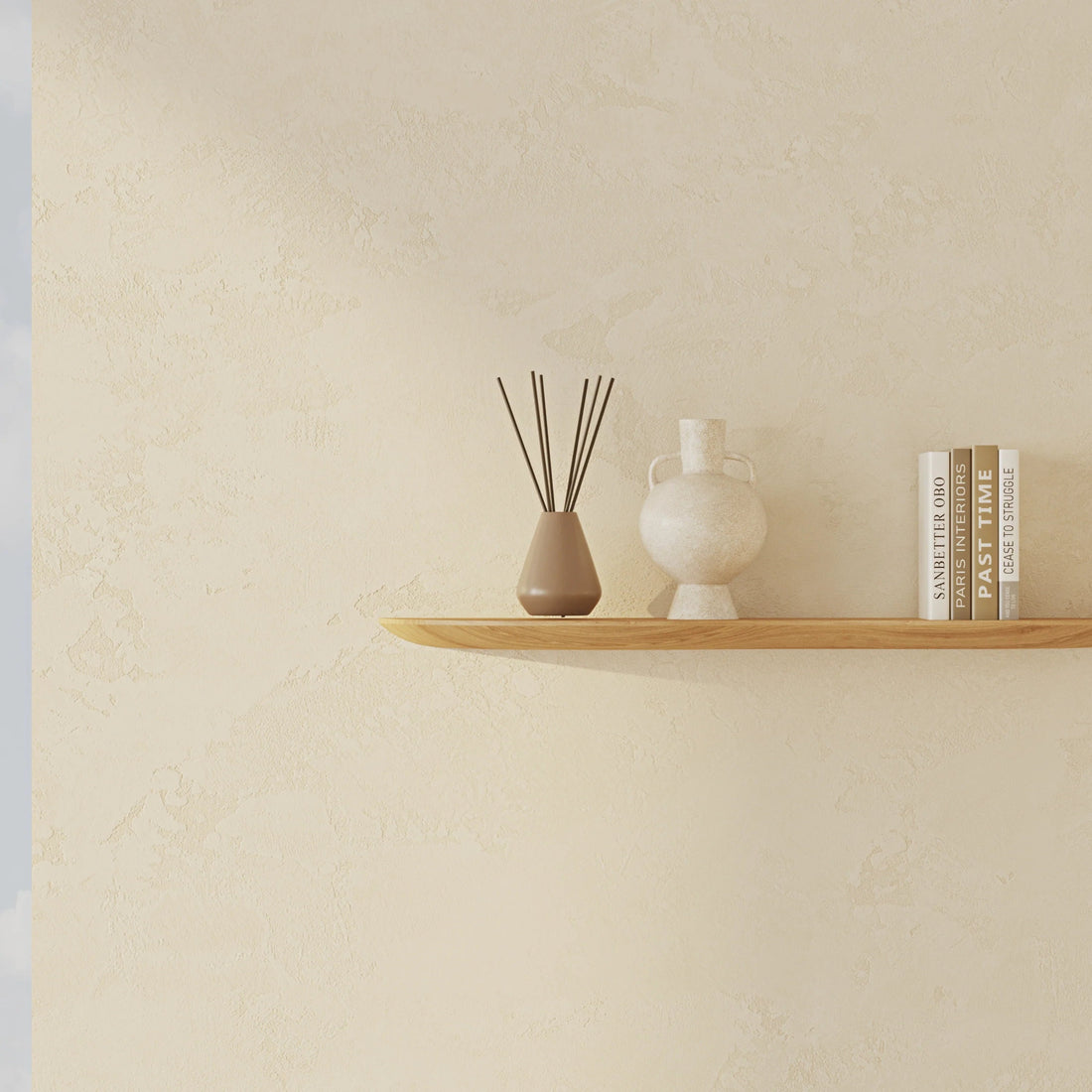 80 cm Solid Wood Blob Oak Shelf - Linerora
