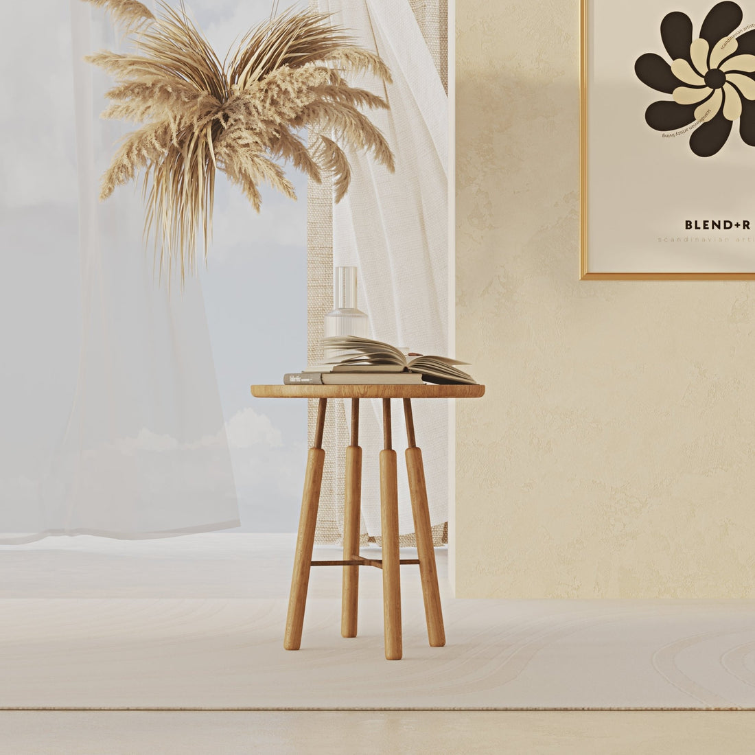 Babylon End Table - Linerora