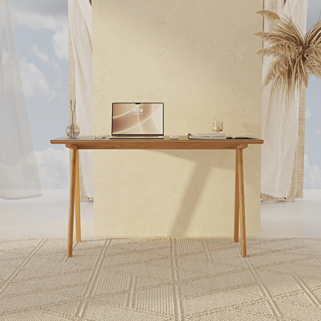 Bike - Themed Linoleum Desk - Linerora
