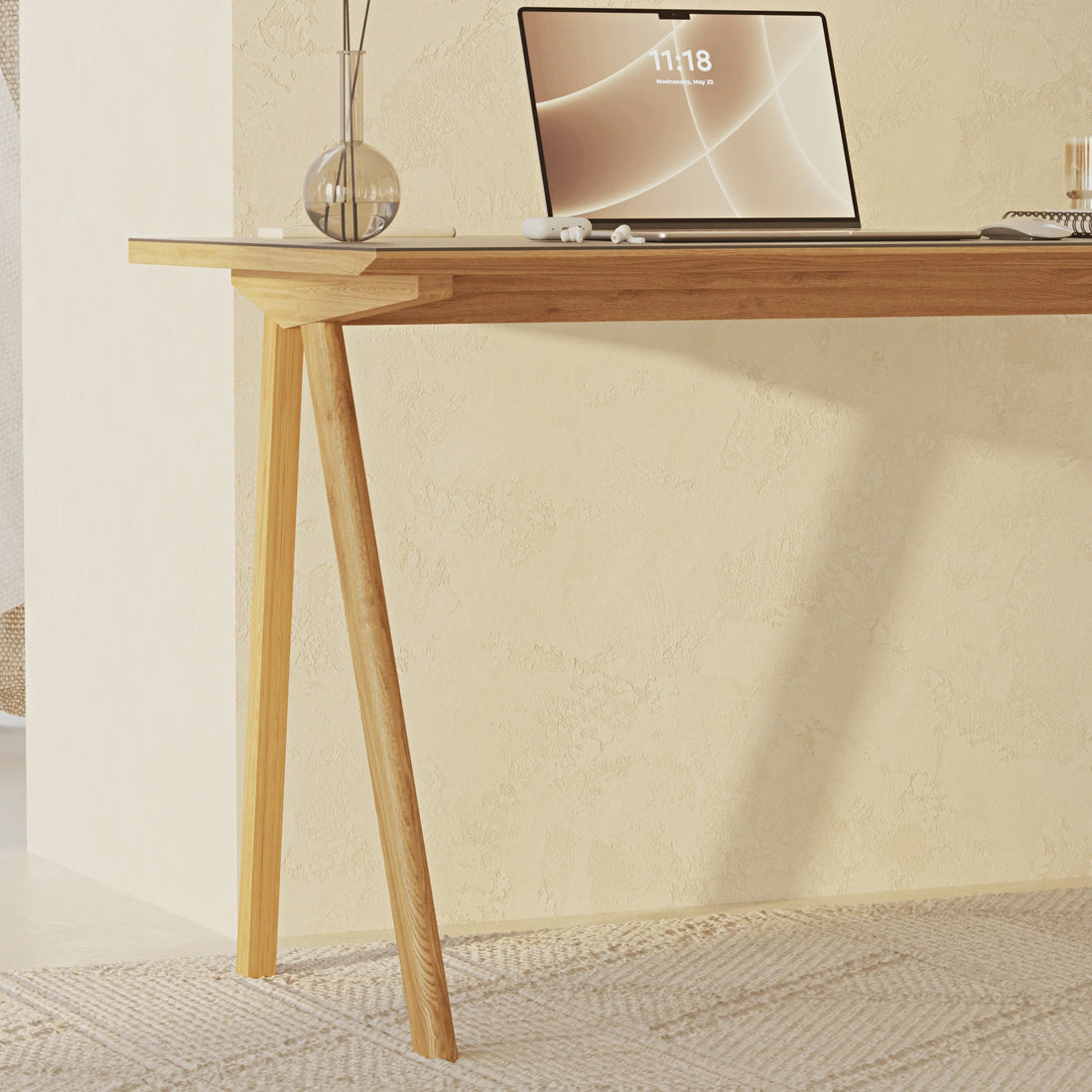 Bike - Themed Linoleum Desk - Linerora