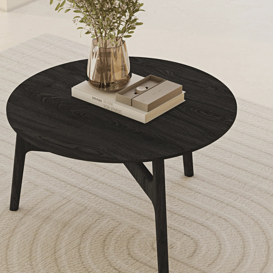 Black Coffee Table - Casablanca Style - Linerora