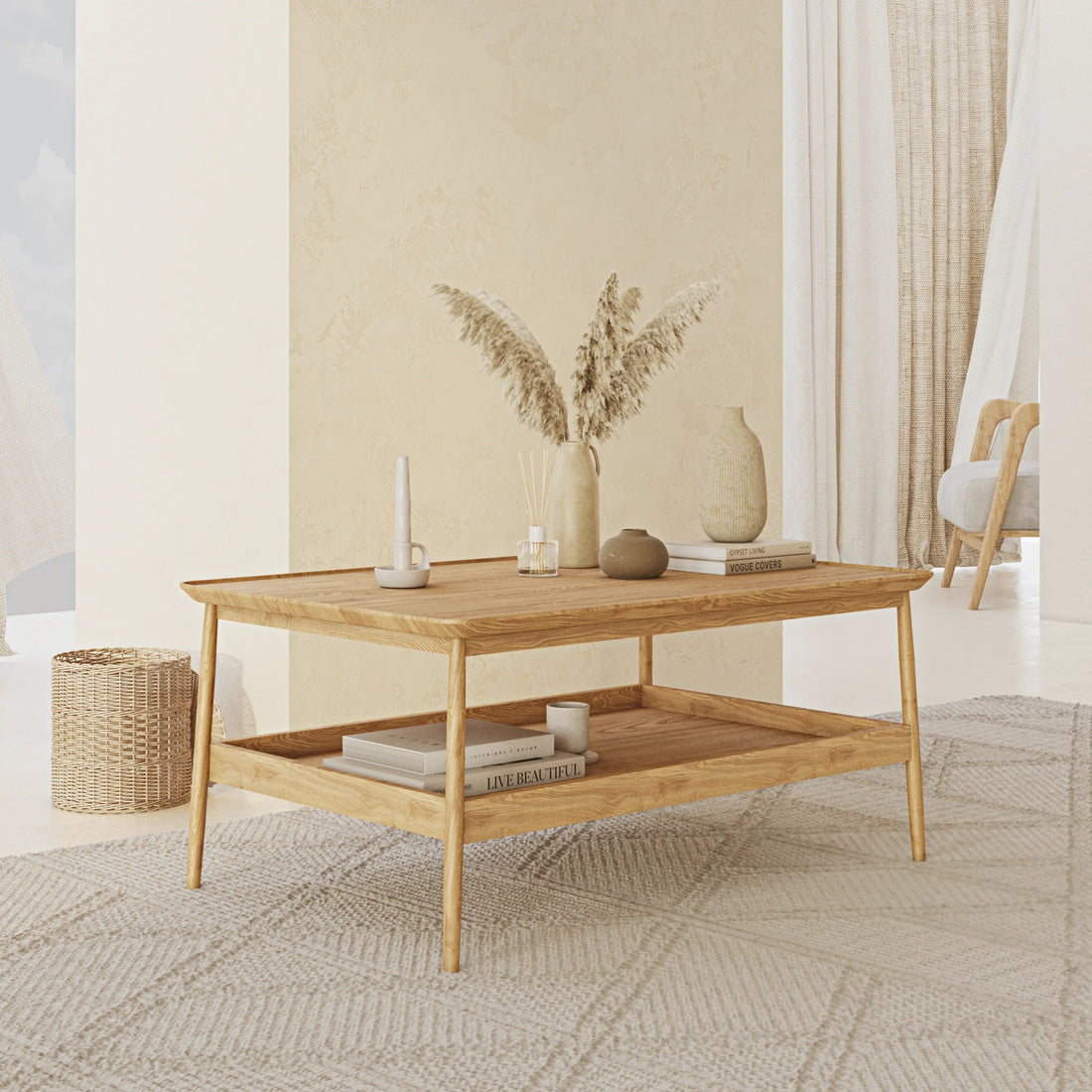 Botanical - Inspired Coffee Table - Linerora