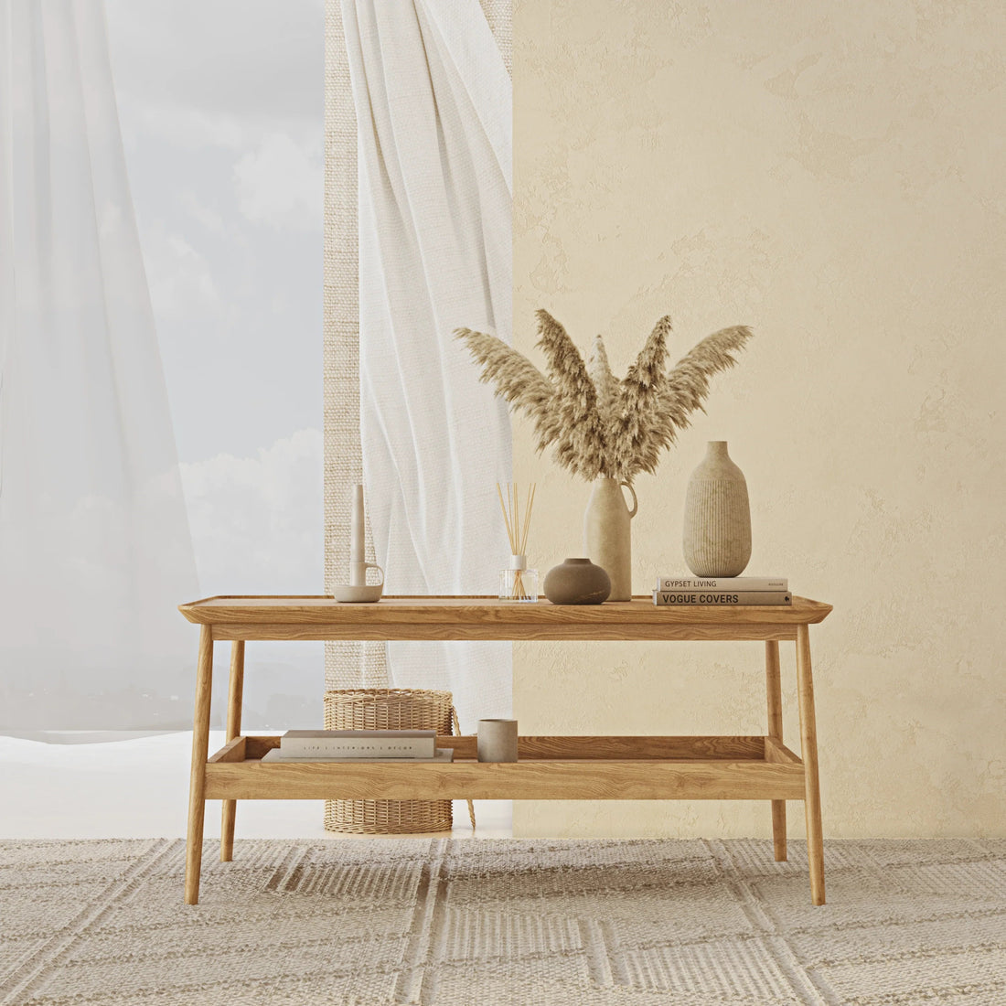 Botanical - Inspired Coffee Table - Linerora