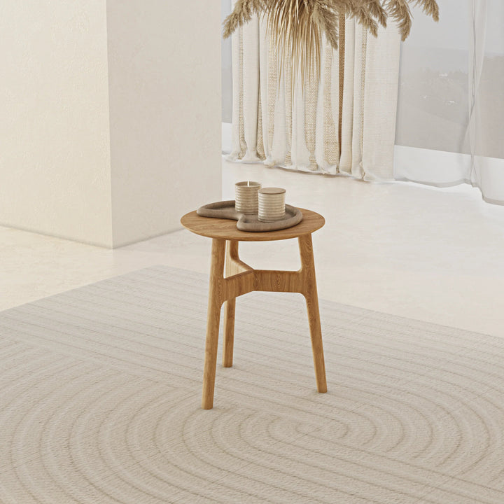 Casablanca Oak End Table - Linerora