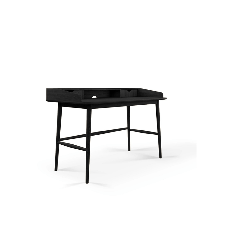 Chic Black Lofi Desk - Linerora
