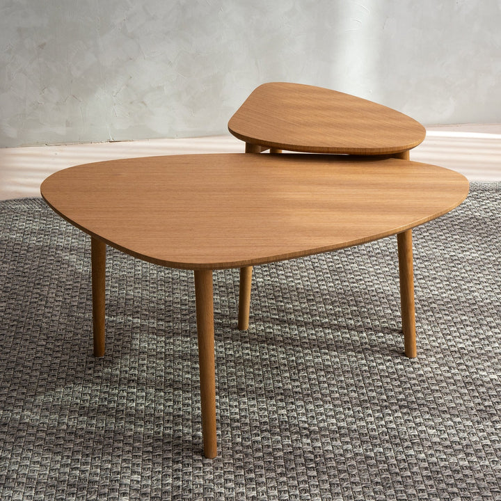 Egg - Shaped Coffee Table - Linerora