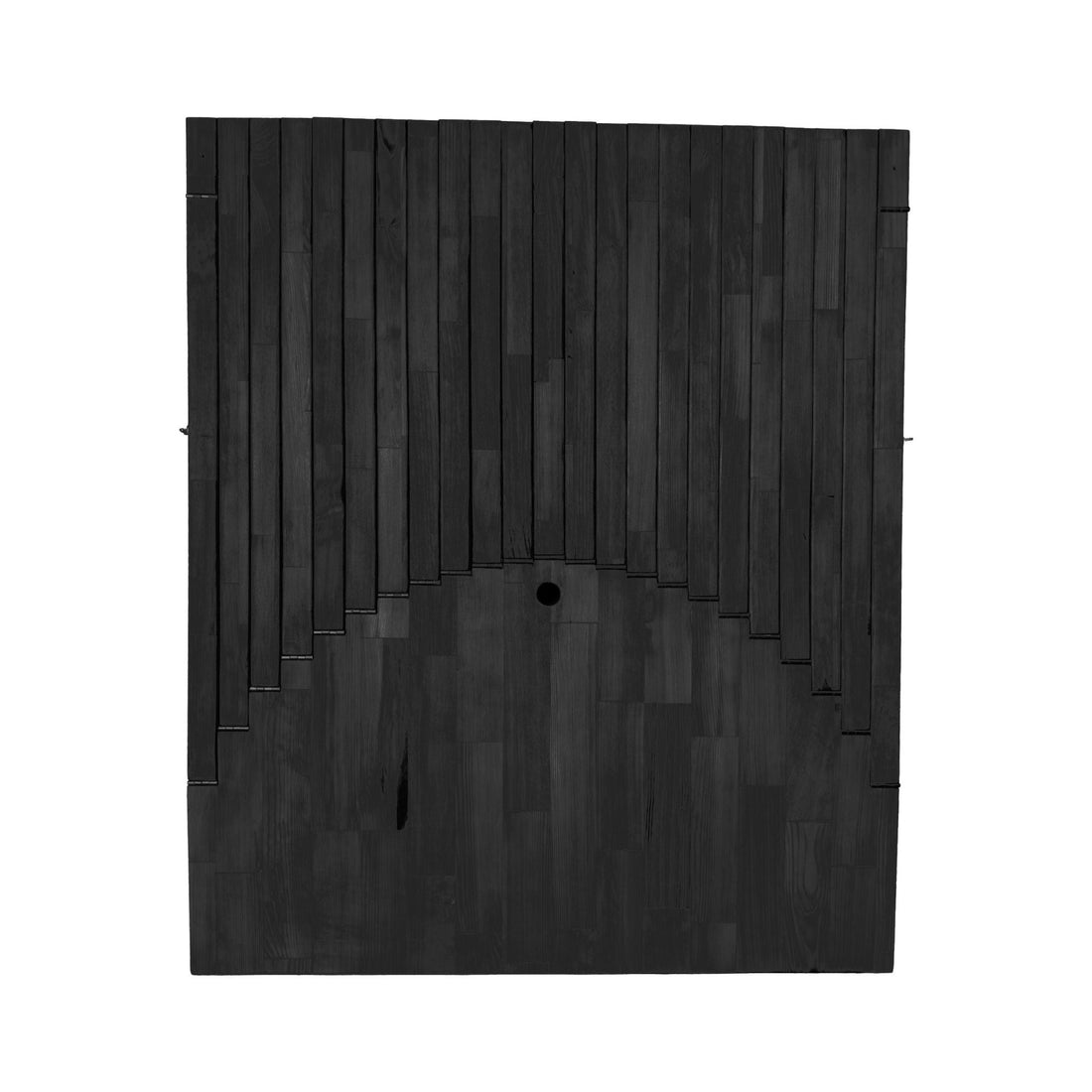 Flow Compact Wall Desk | FSC Certified Wall Mounted Table | Foldable | Black - Linerora