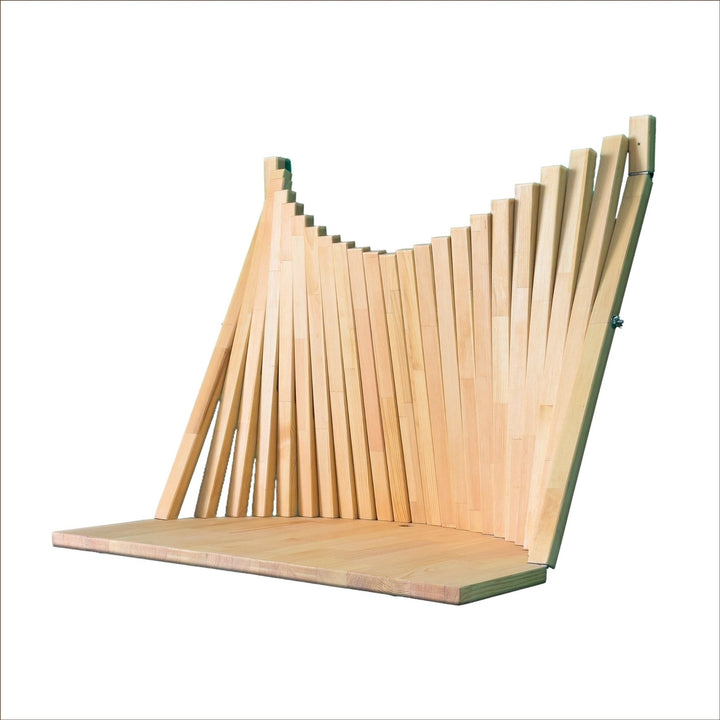 Flow Compact Wall Desk | FSC Certified Wall Mounted Table | Nordic Color - Linerora