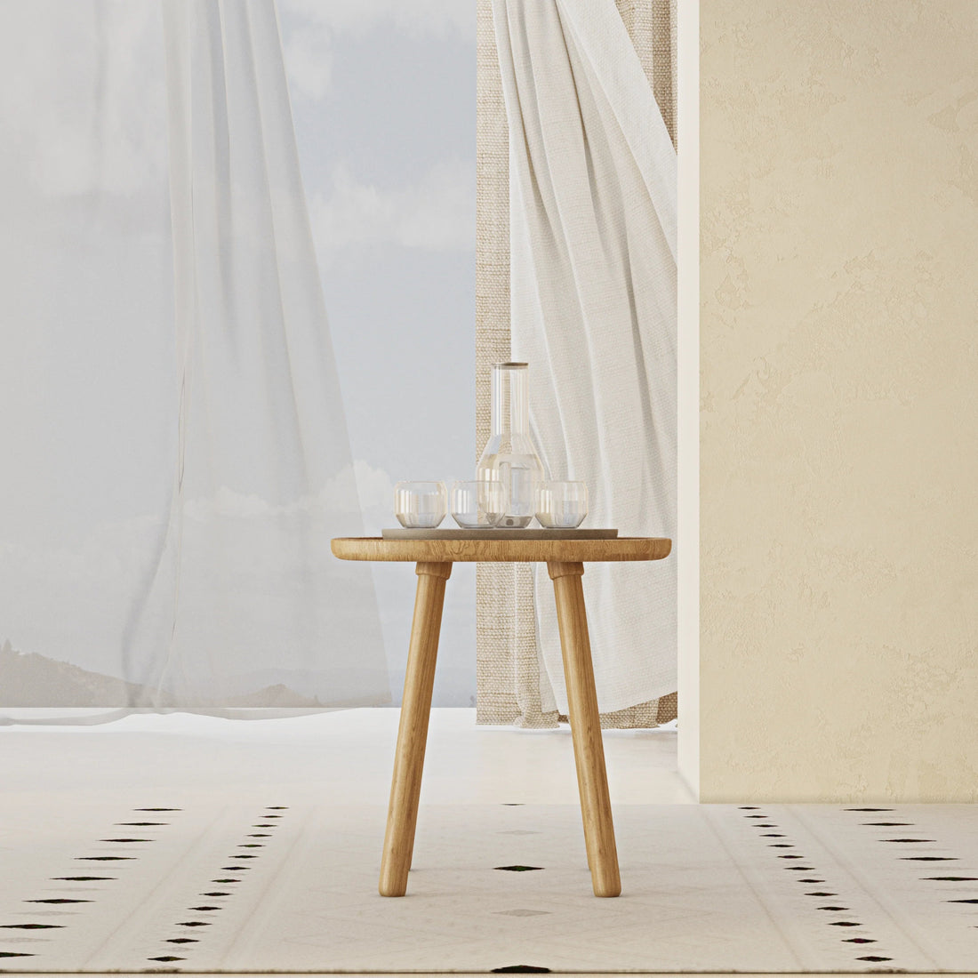 Grandma's Charm Side Table - Linerora