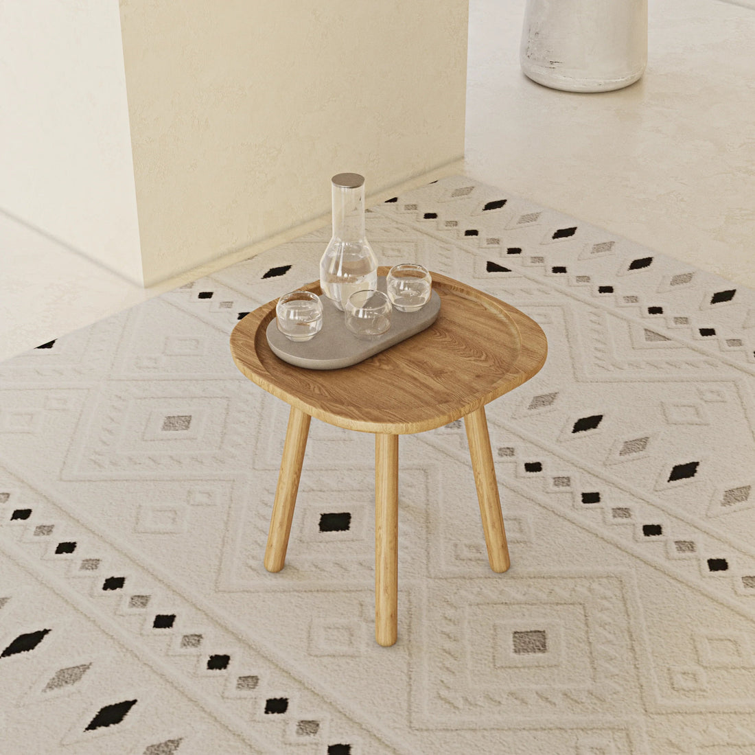 Grandma's Charm Side Table - Linerora