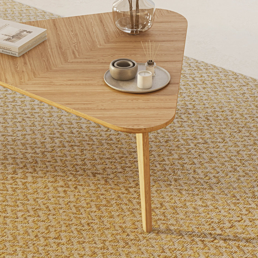 Helsinki Triangular Coffee Table - Linerora