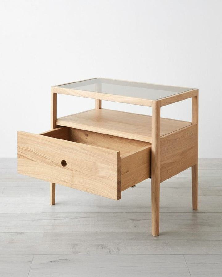 Mahfuz Bedside Table - Linerora