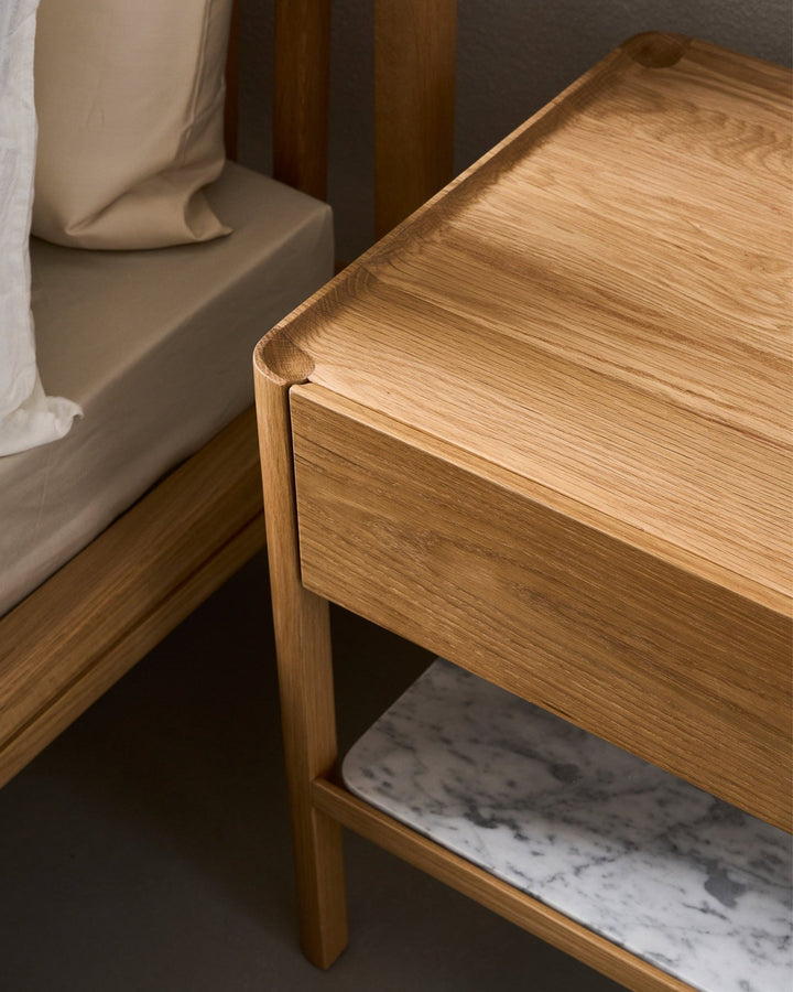 Miskin Bedside Table - Linerora