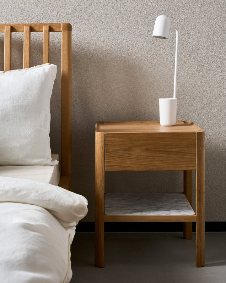 Miskin Bedside Table - Linerora