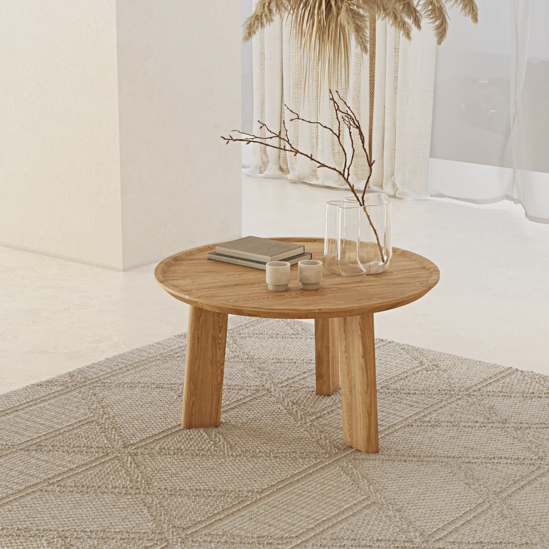 Oak Coffee Table by Tate - Linerora