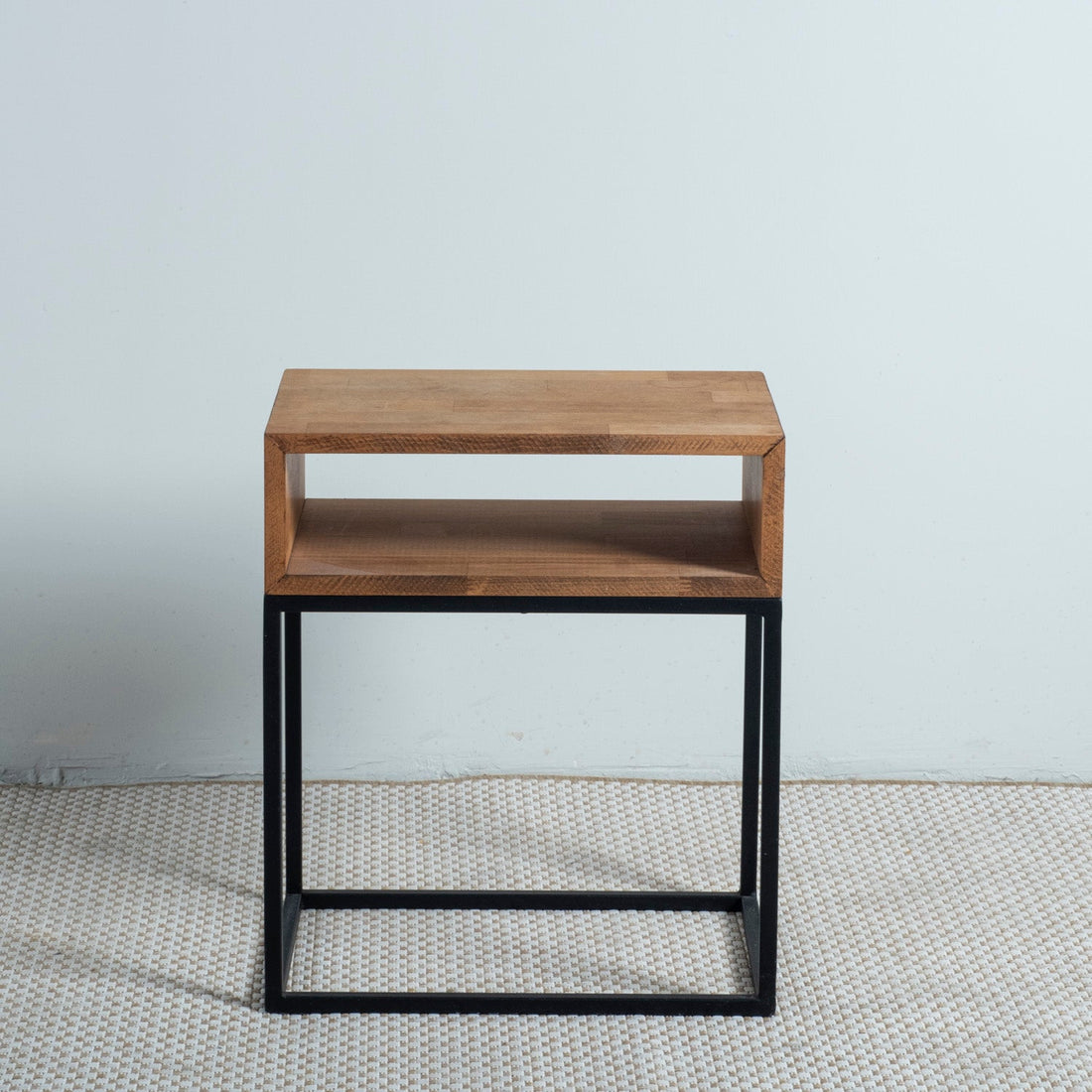 Oak Musson Nightstand Without Drawers - Linerora