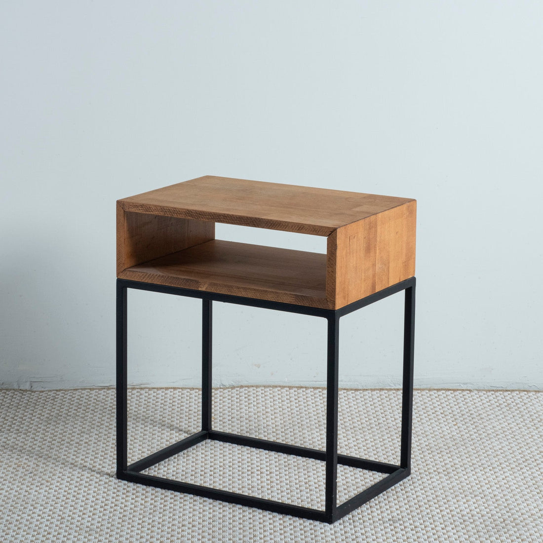 Oak Musson Nightstand Without Drawers - Linerora