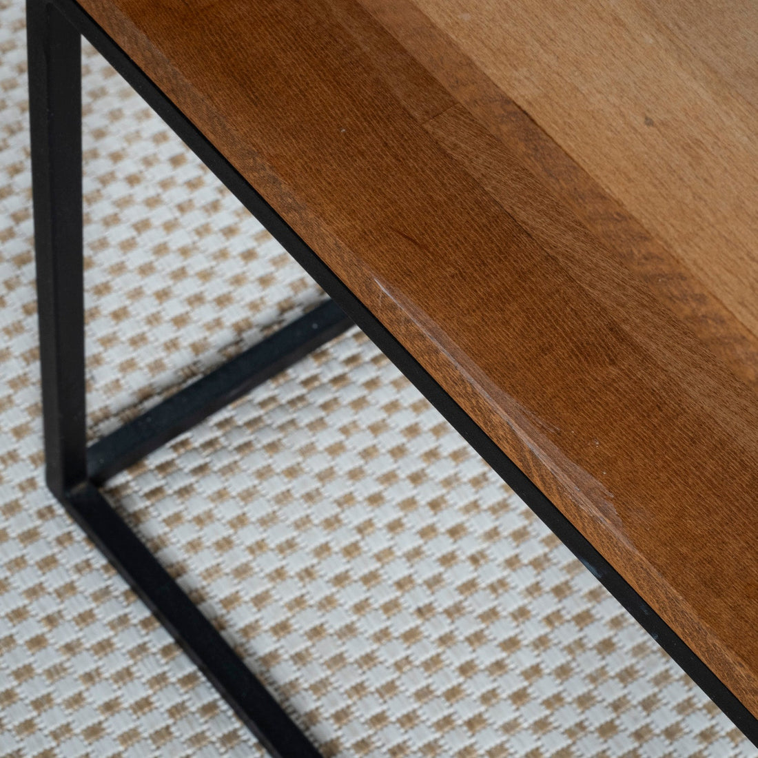 Oak Musson Nightstand Without Drawers - Linerora