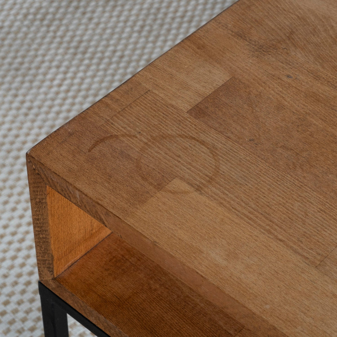 Oak Musson Nightstand Without Drawers - Linerora