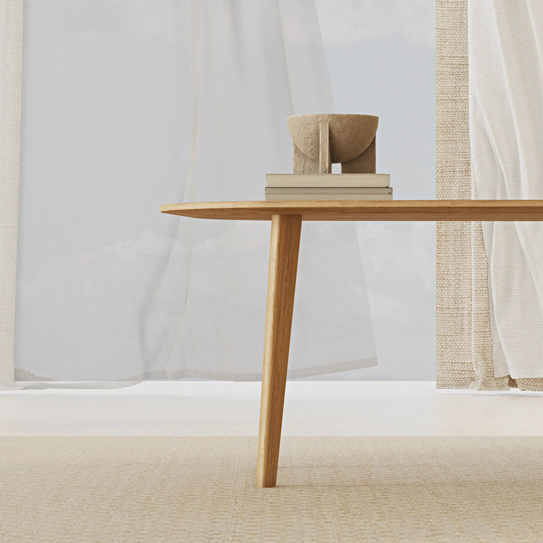 Oval Coffee Table in Helsinki Design - Linerora
