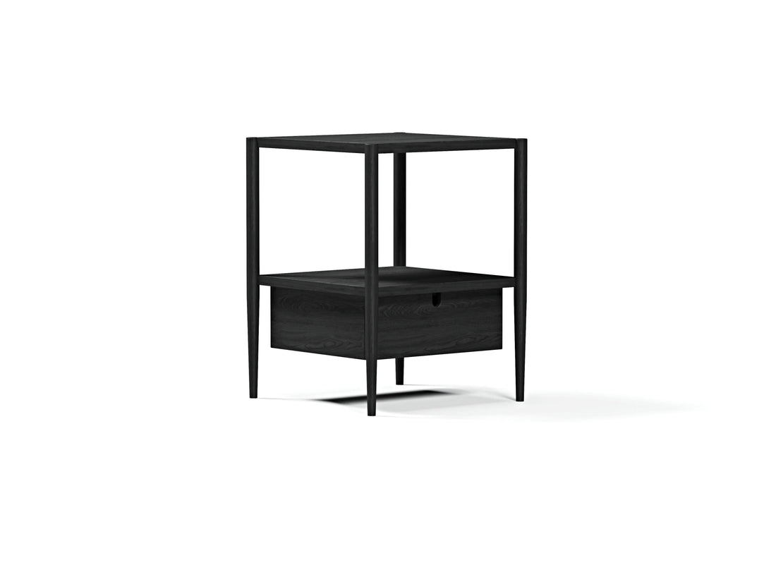 Scandinavian Style Nightstand - Linerora