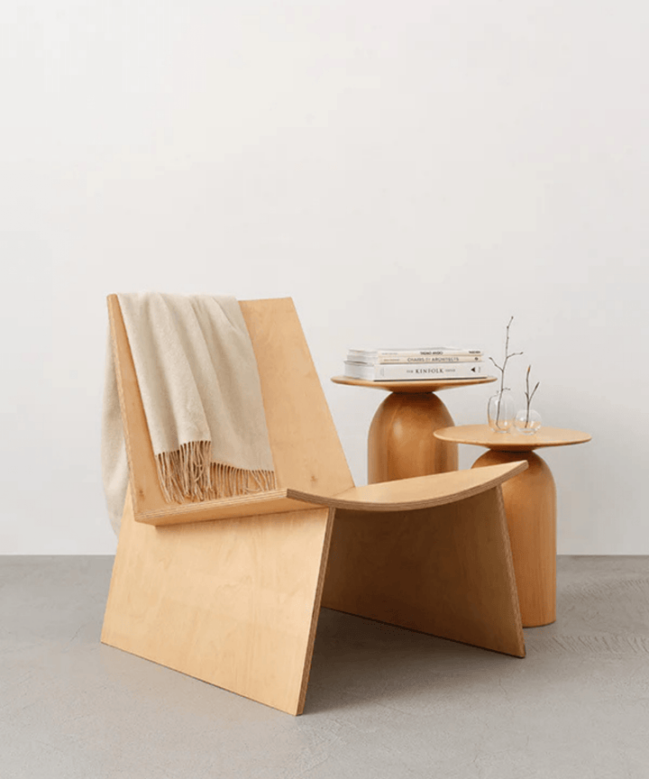 SPARC ARMCHAIR | NATURAL WOOD BERGERE - Linerora