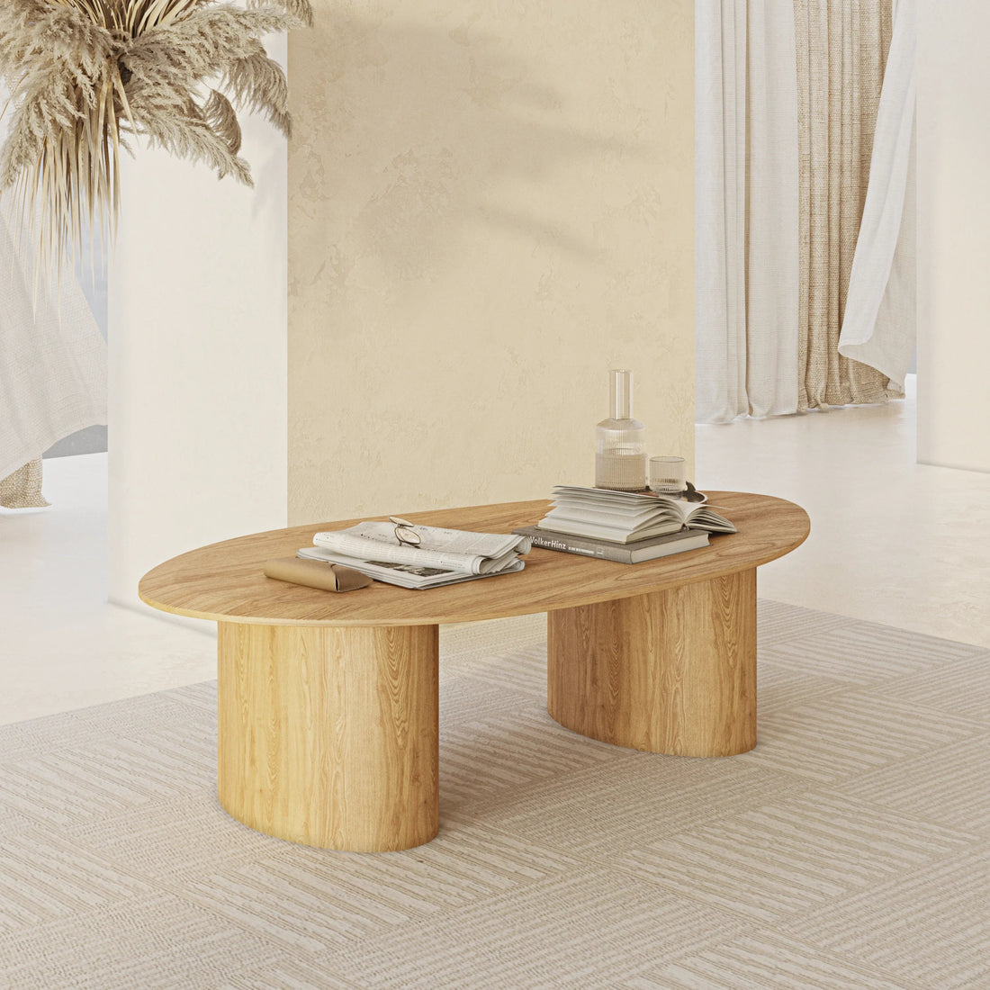 Stone - Inspired Coffee Table - Linerora