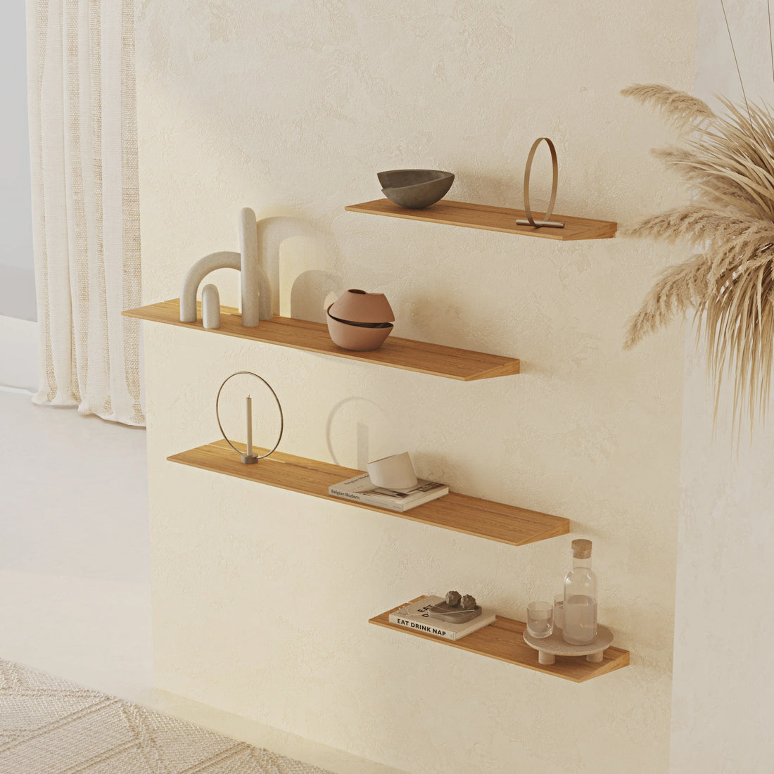 Tala Oak Four - Shelf Unit - Linerora