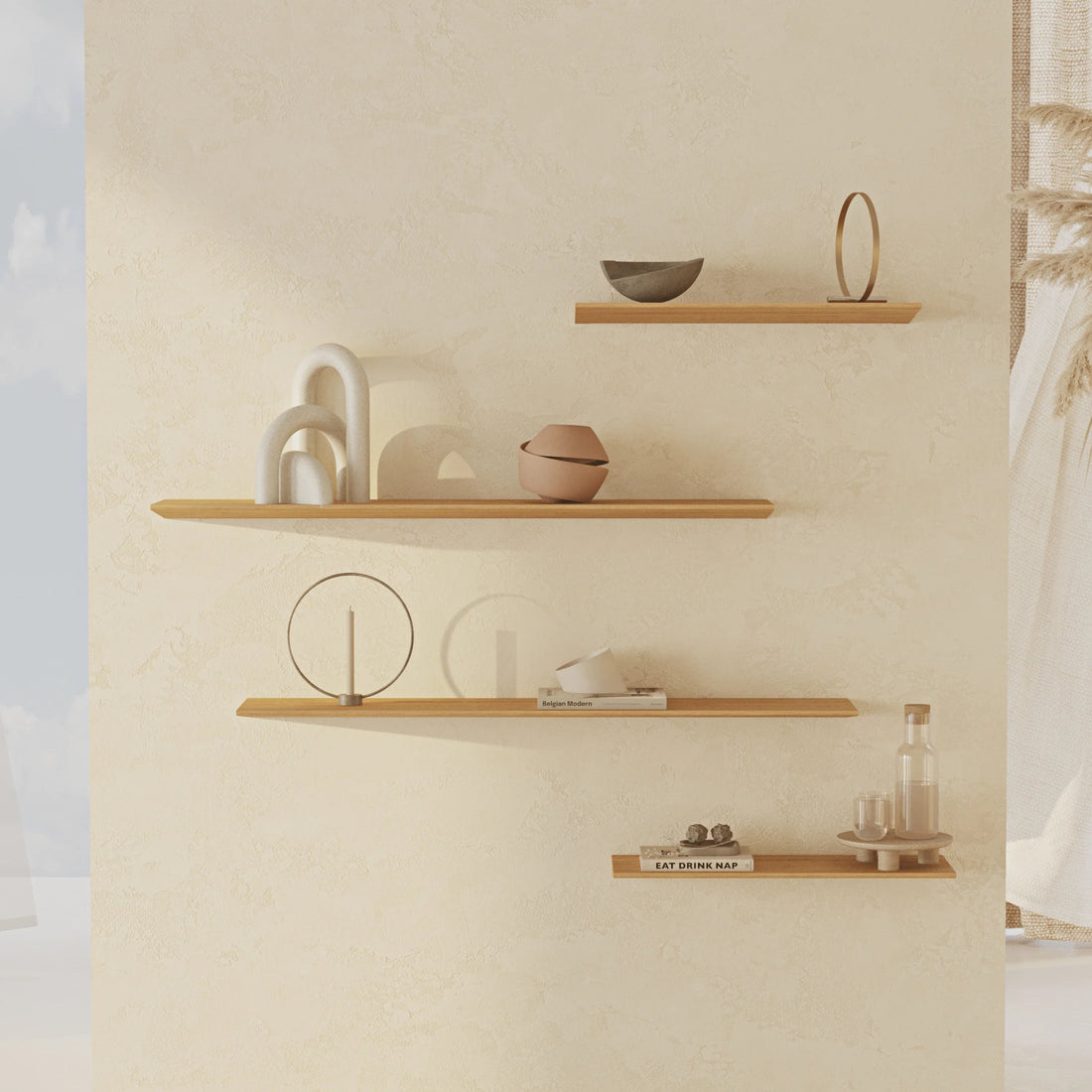 Tala Oak Four - Shelf Unit - Linerora