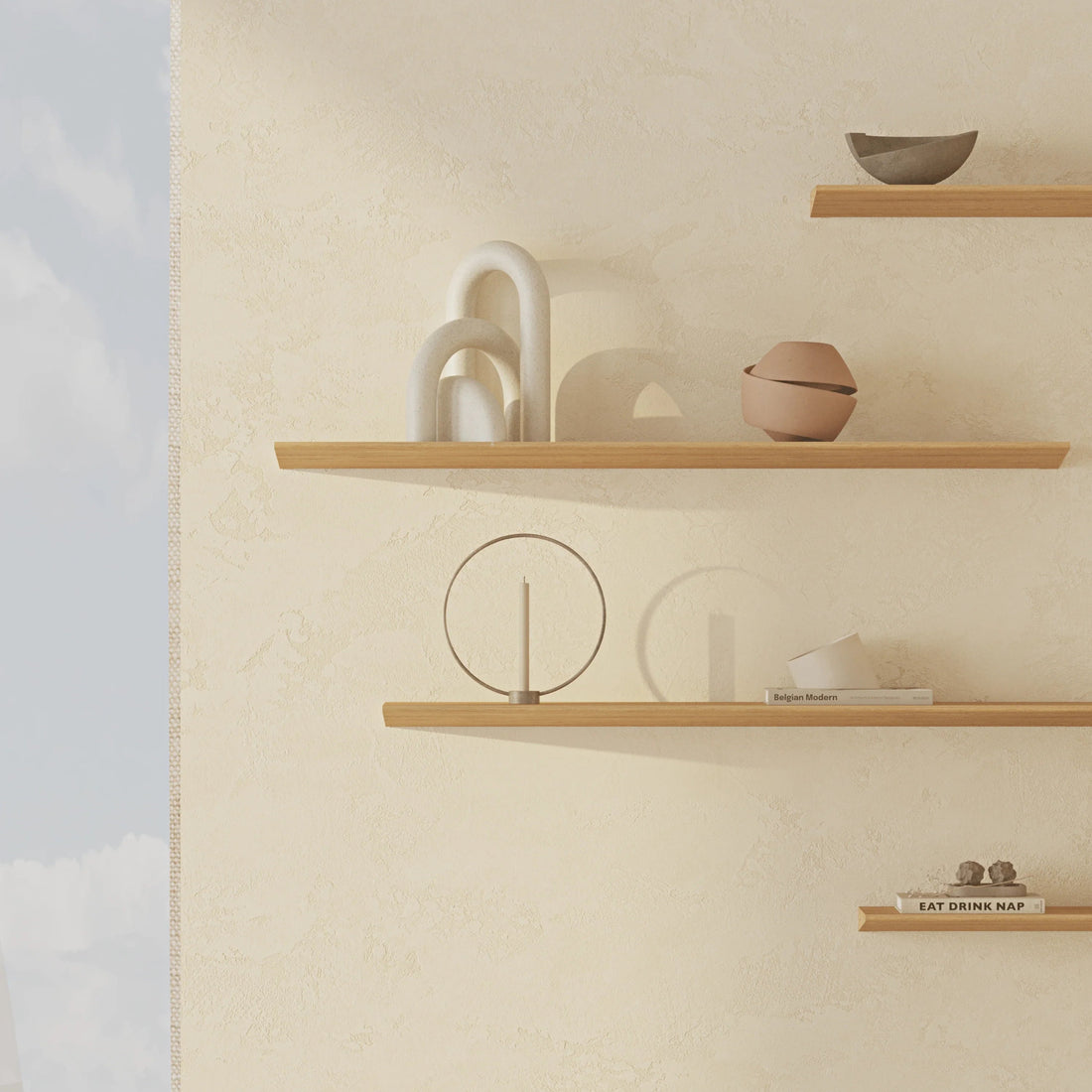 Tala Oak Four - Shelf Unit - Linerora