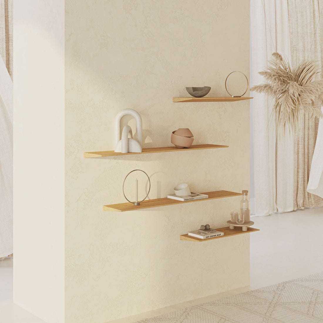 Tala Oak Four - Shelf Unit - Linerora