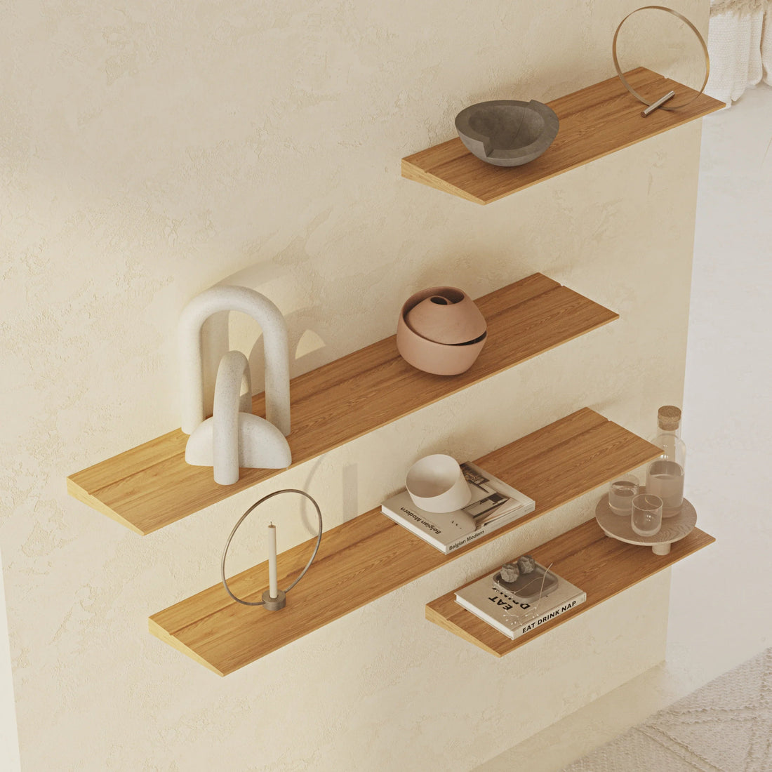 Tala Oak Four - Shelf Unit - Linerora