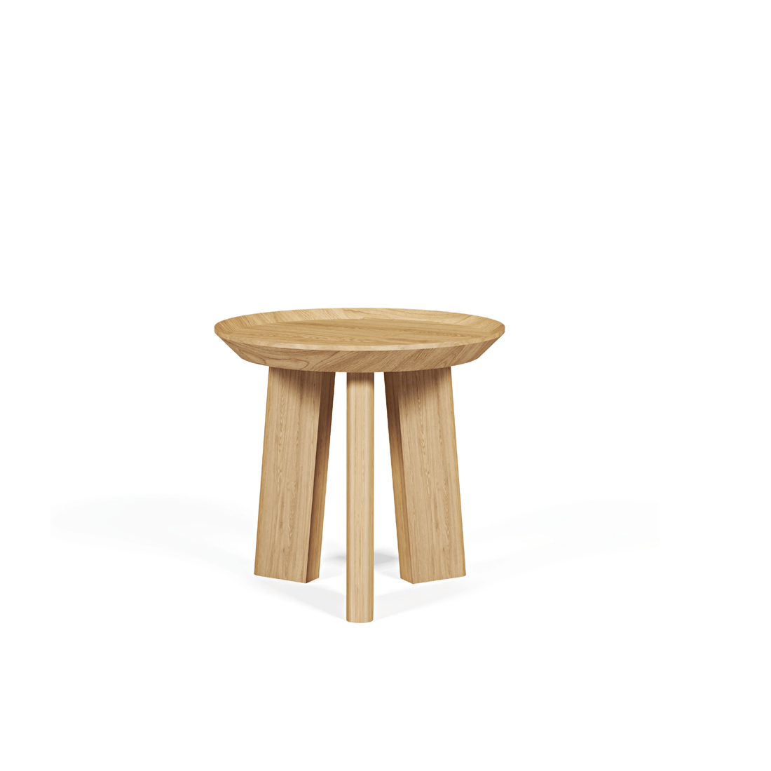 Tate Oak Accent Table - Linerora