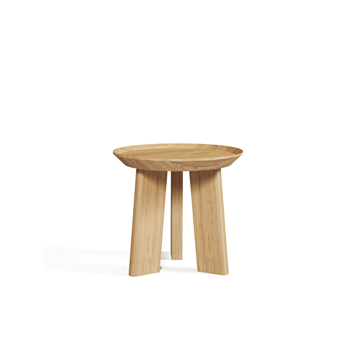 Tate Oak Accent Table - Linerora