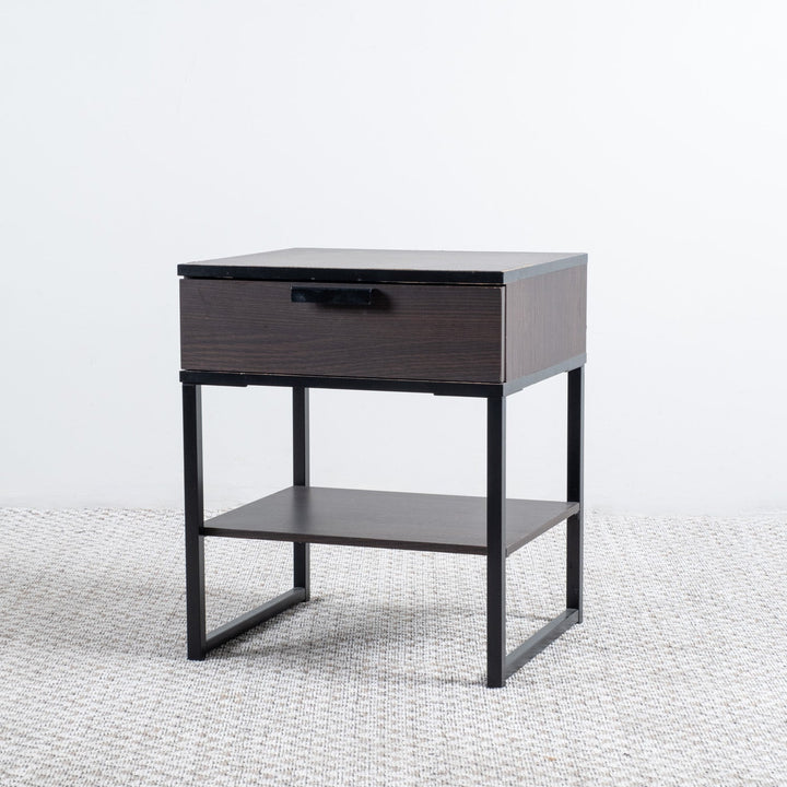 Trysil Bay Walnut Nightstand Model 0563 - Linerora