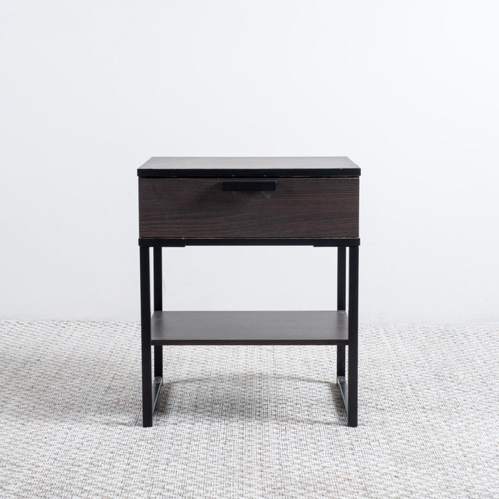 Trysil Bay Walnut Nightstand Model 0563 - Linerora