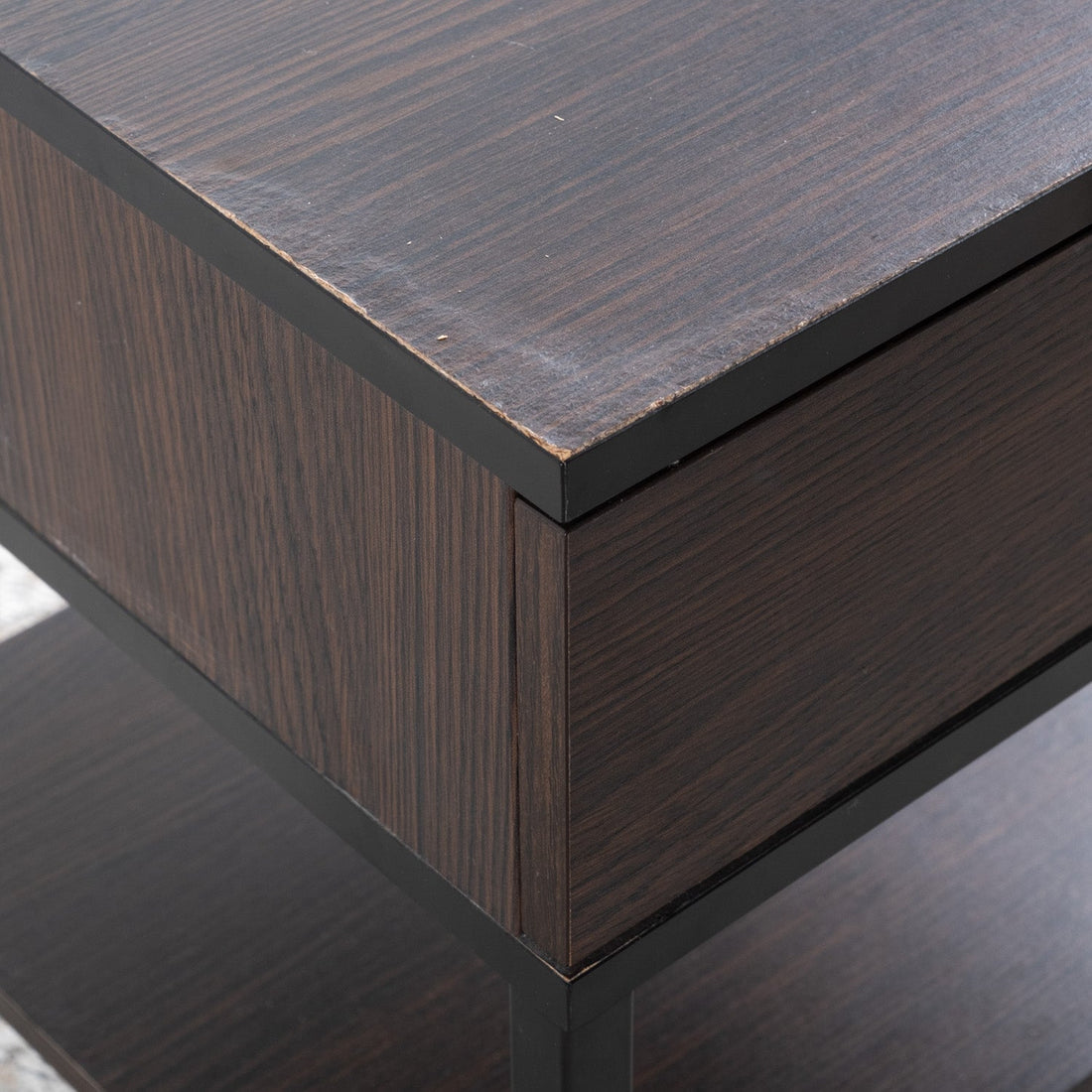 Trysil Dark Walnut Nightstand 0562 - Linerora