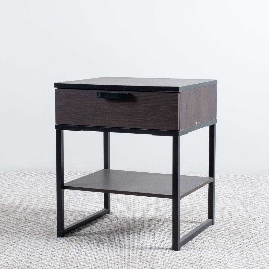 Trysil Dark Walnut Nightstand 0562 - Linerora
