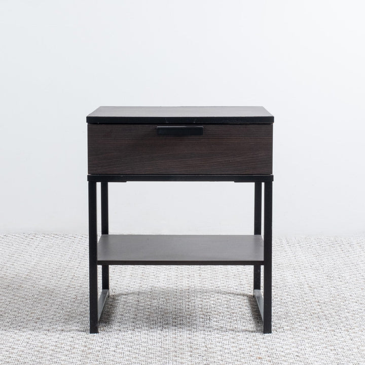 Trysil Dark Walnut Nightstand 0562 - Linerora