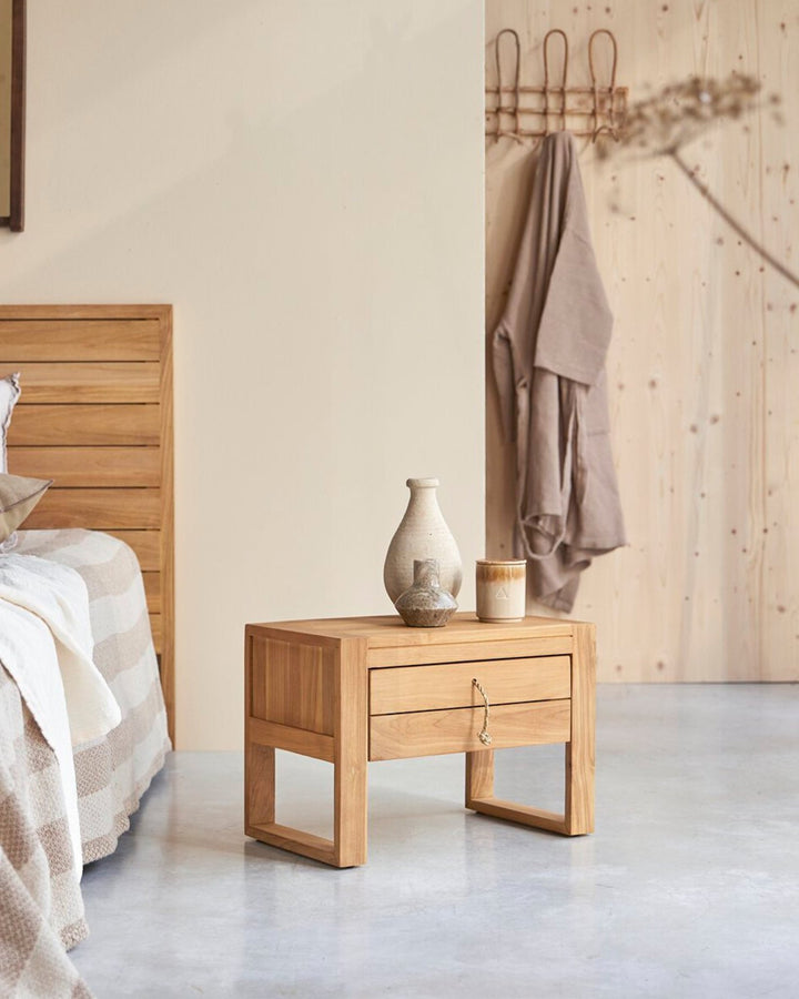 Vaye Bedside Table - Linerora