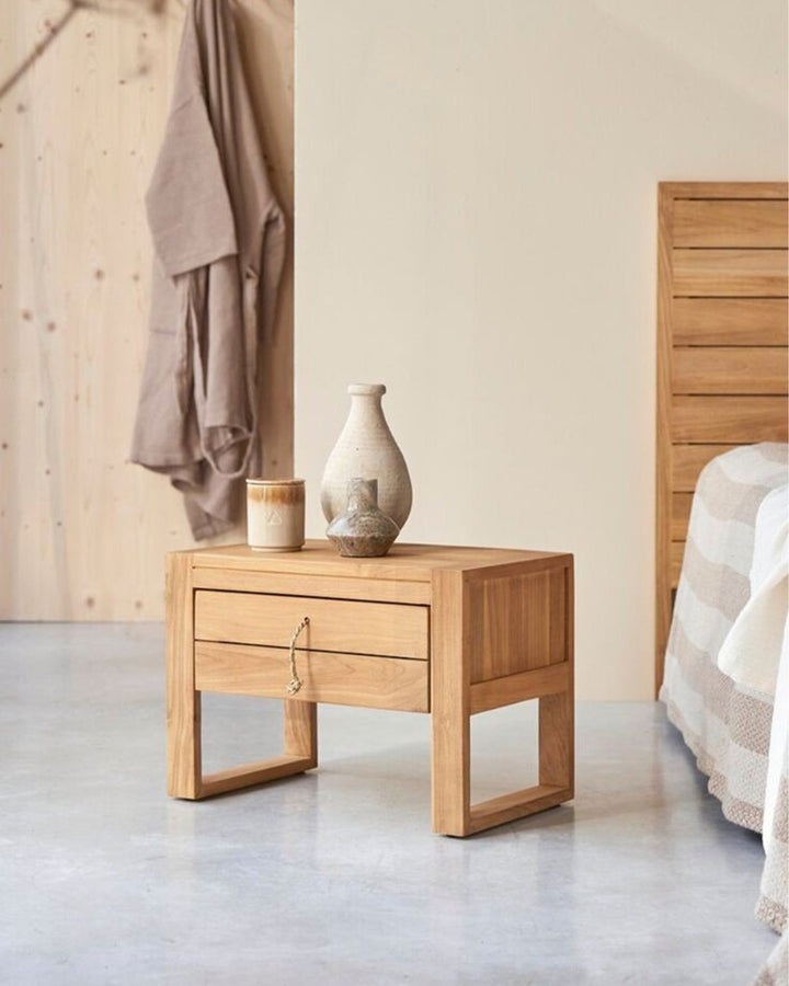Vaye Bedside Table - Linerora