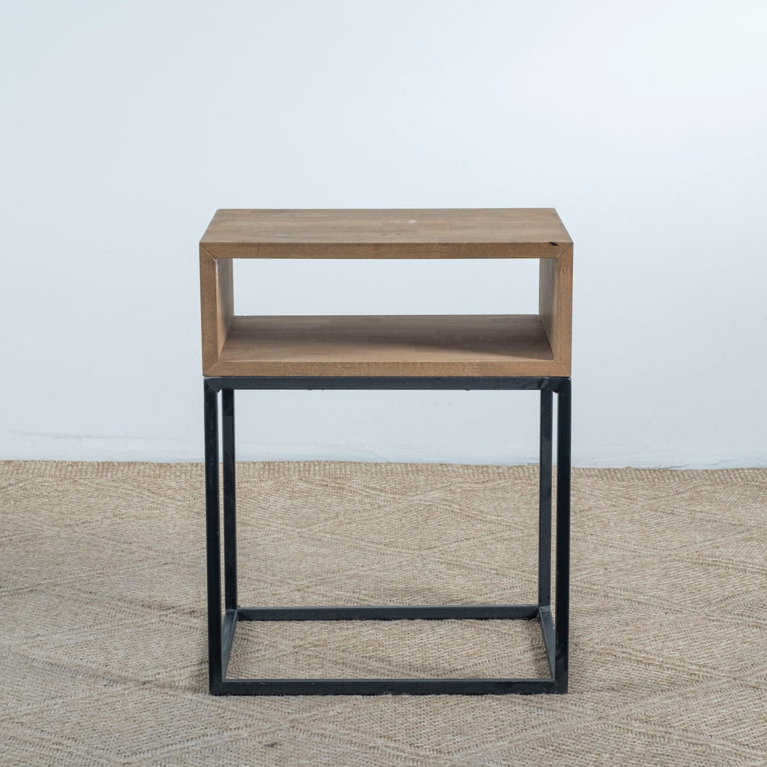 Walnut Musson Nightstand Without Drawers - Linerora